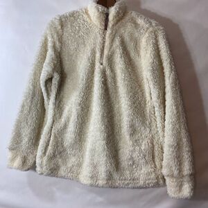 Shearling Pullover Jacket by Weatherproof Vintage  Size Medium